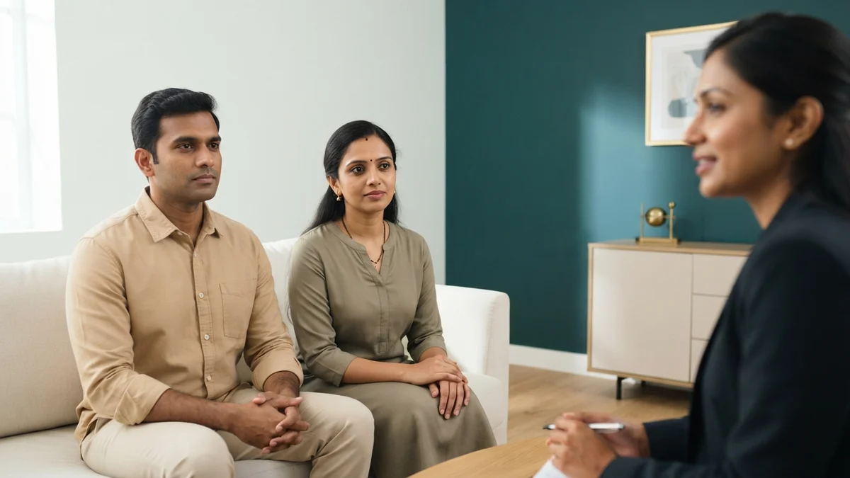 A couple discussing Adenomyosis and Fertility with a fertility specialist at Yaal Fertility Centre