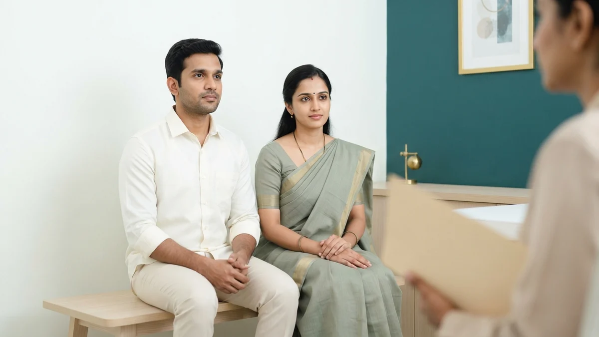 A couple discussing Asthenozoospermia with a fertility specialist at Yaal Fertility Centre