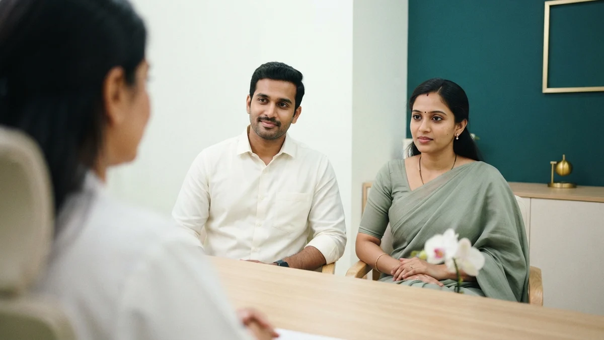 A couple discussing ICSI Success Rates with a fertility specialist at Yaal Fertility Centre