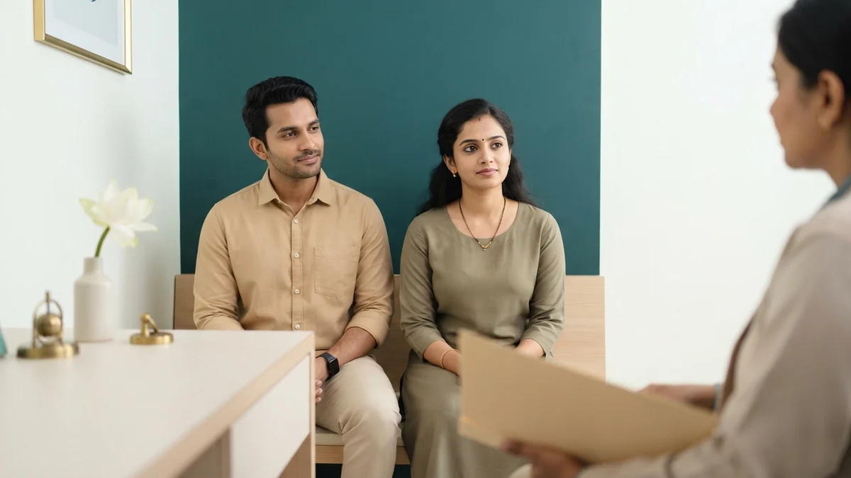 A couple discussing IVF vs IUI with a fertility specialist at Yaal Fertility Centre