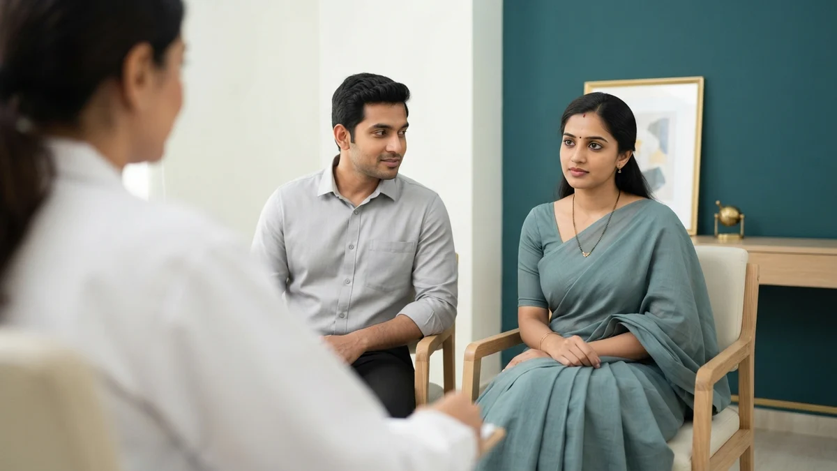 A couple discussing Ovulation Induction IUI with a fertility specialist at Yaal Fertility Centre