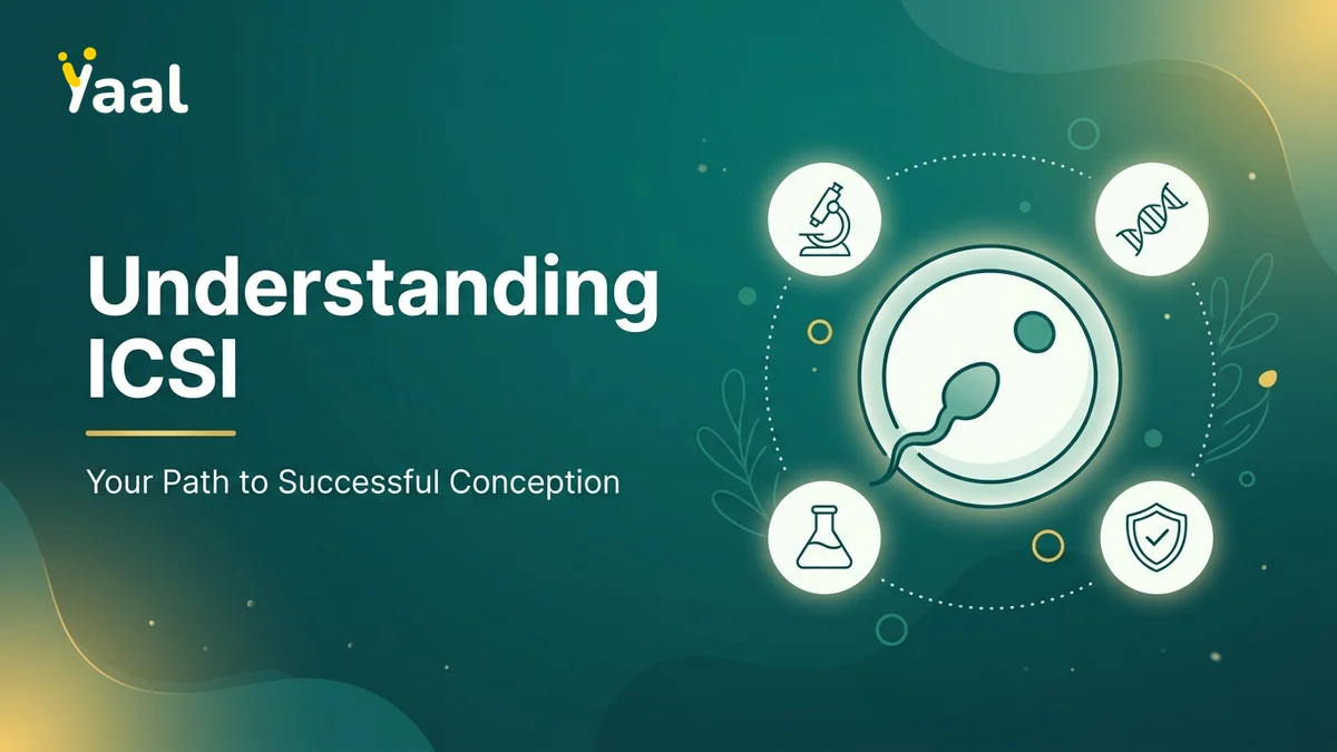 ICSI for male infertility and low sperm count illustration