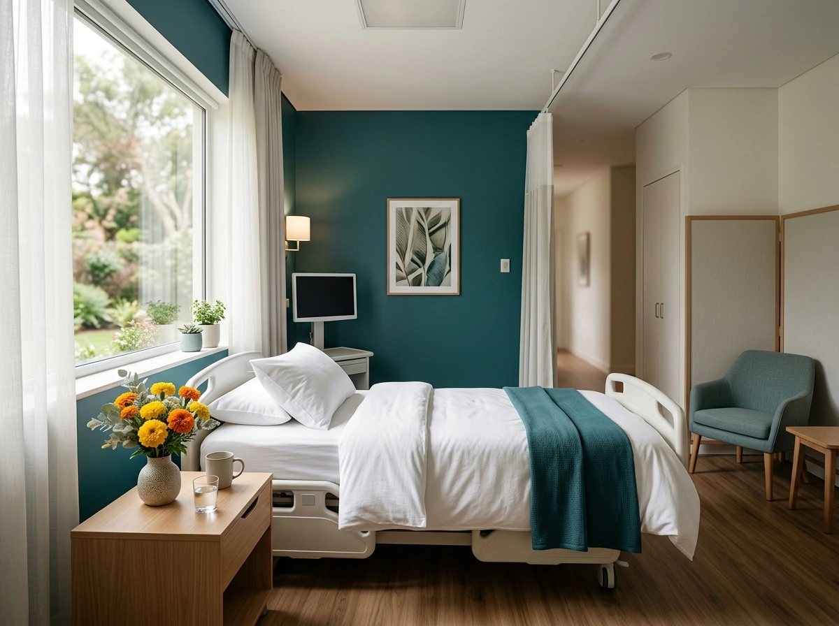 Recovery room at Yaal Fertility Centre, Kilpauk
