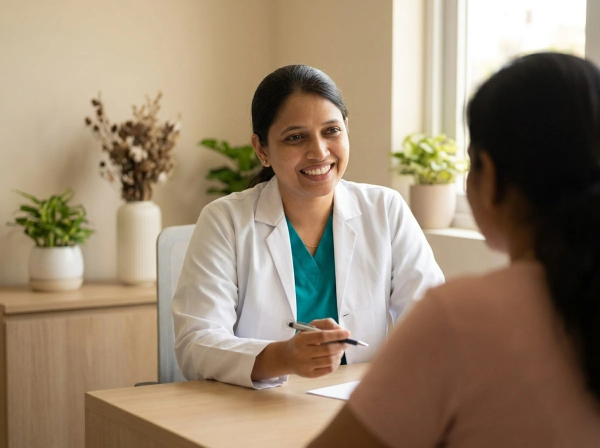 Consultation room at Yaal Fertility Centre, Mylapore